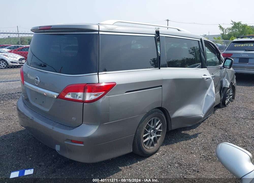 2012 NISSAN QUEST S VIN: JN8AE2KPXC9039727