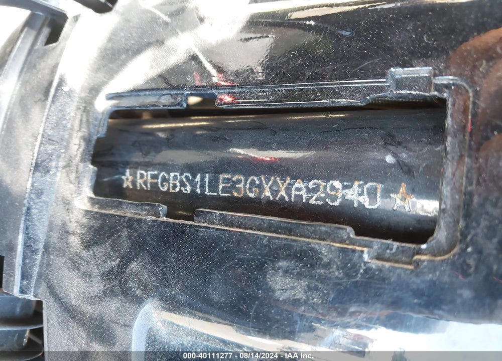 2016 SYM FIDDLE III 200I VIN: RFGBS1LE3GXXA2940