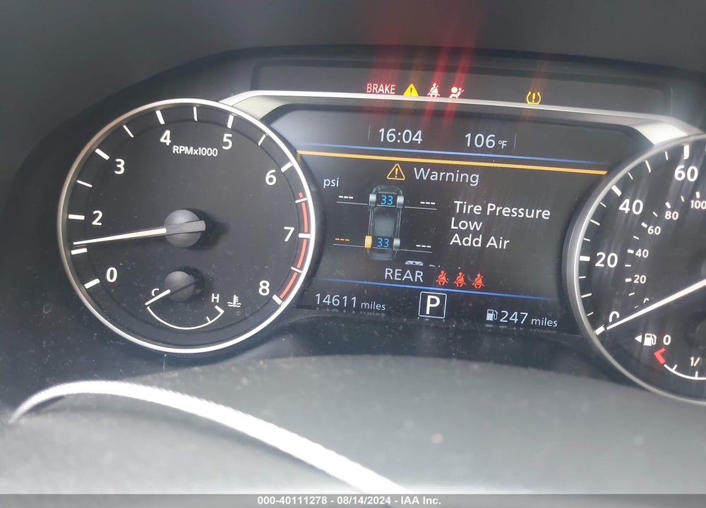 2024 NISSAN ALTIMA SV FWD VIN: 1N4BL4DV1RN346030