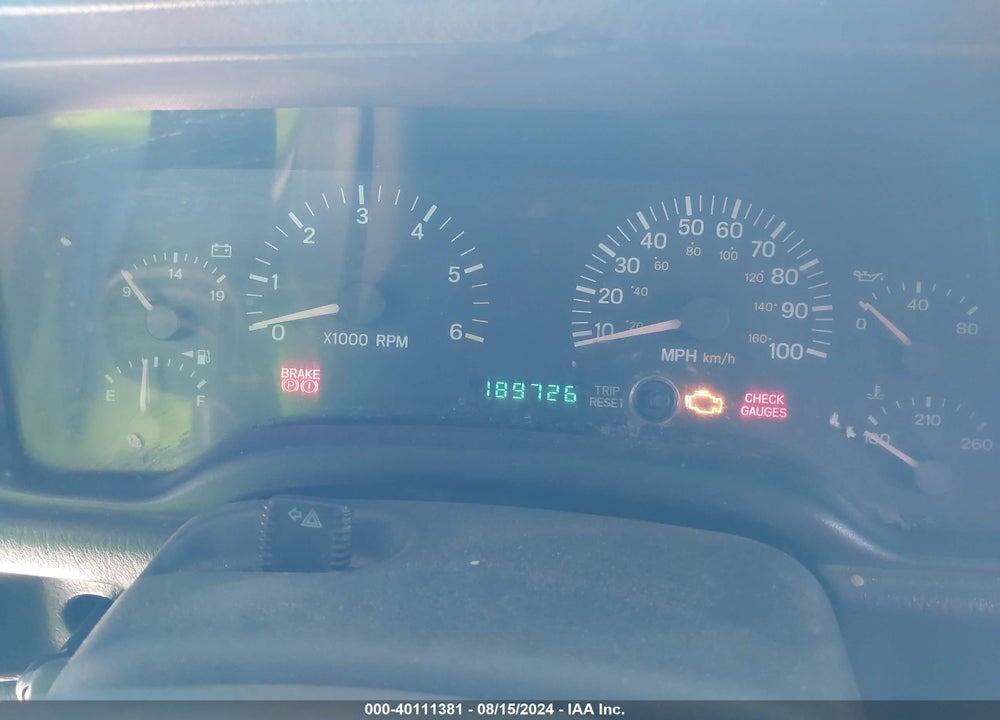 2001 JEEP CHEROKEE SPORT VIN: 1J4FF48S11L509837