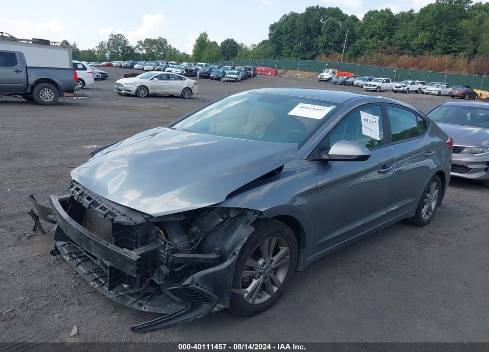 2018 HYUNDAI ELANTRA SEL VIN: KMHD84LF0JU534834