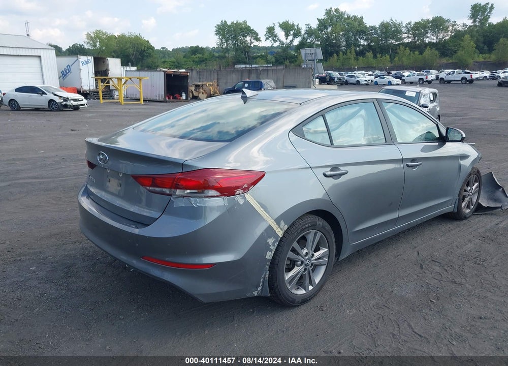 2018 HYUNDAI ELANTRA SEL VIN: KMHD84LF0JU534834