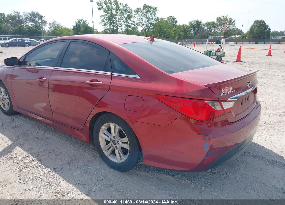 2014 HYUNDAI SONATA GLS VIN: 5NPEB4ACXEH928845