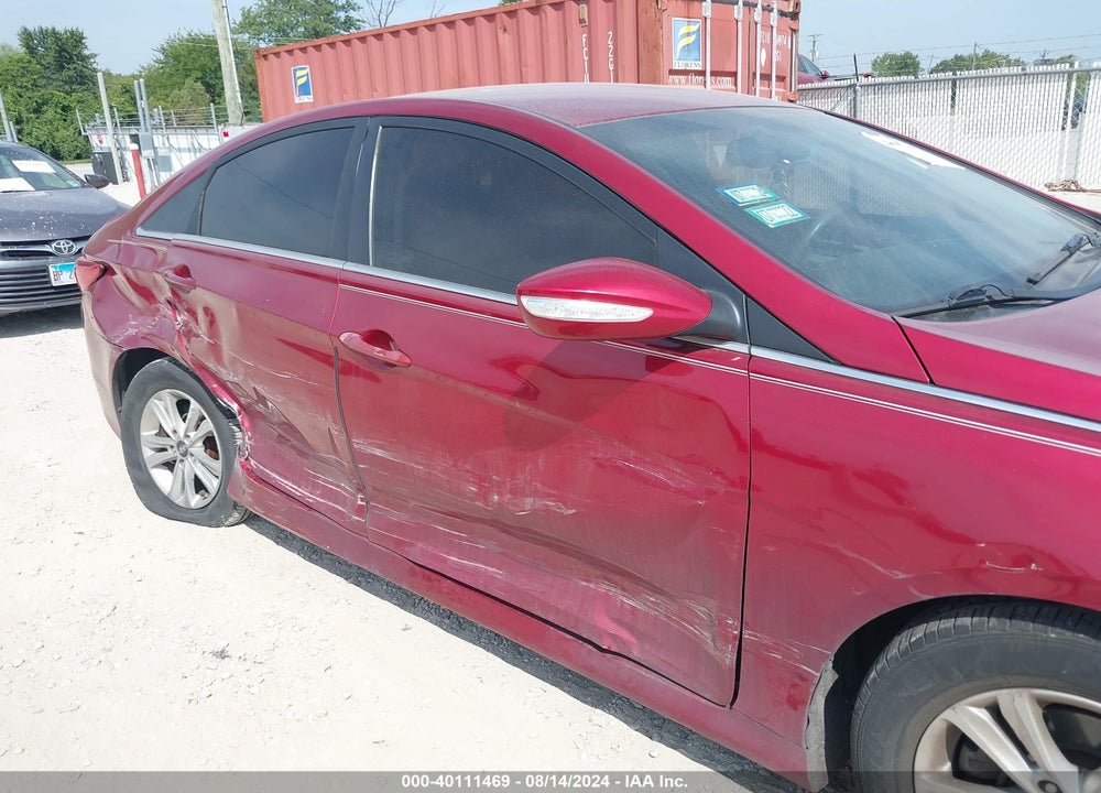 2014 HYUNDAI SONATA GLS VIN: 5NPEB4ACXEH928845