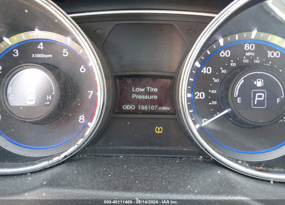 2014 HYUNDAI SONATA GLS VIN: 5NPEB4ACXEH928845