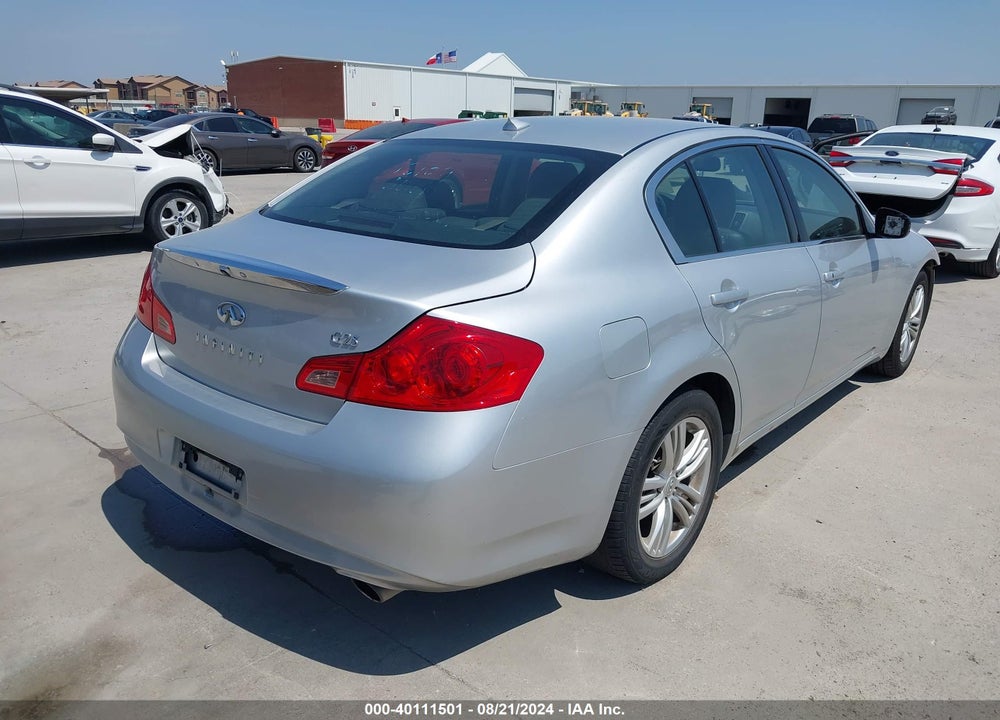 2011 INFINITI G25 JOURNEY VIN: JN1DV6AP5BM602859