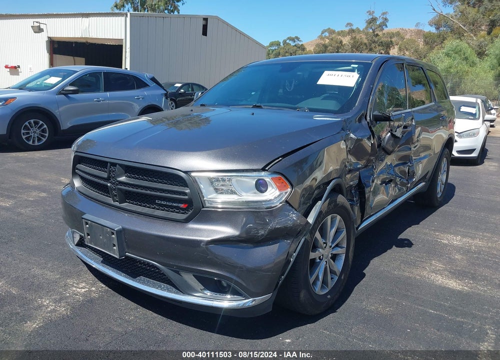 2018 DODGE DURANGO SXT RWD VIN: 1C4RDHAG1JC254449