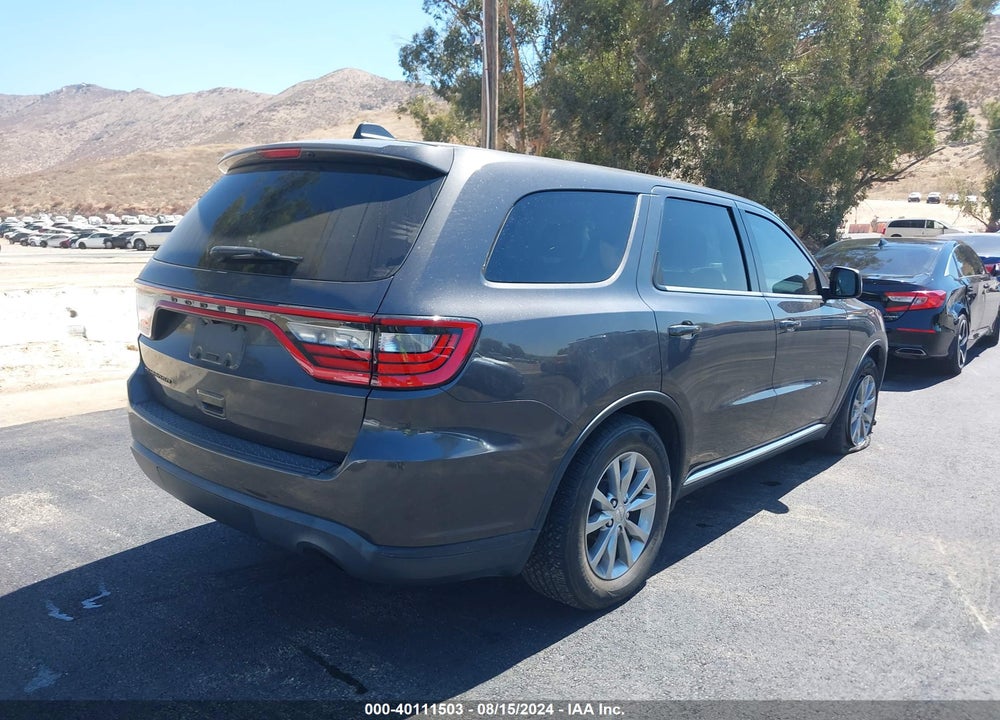 2018 DODGE DURANGO SXT RWD VIN: 1C4RDHAG1JC254449
