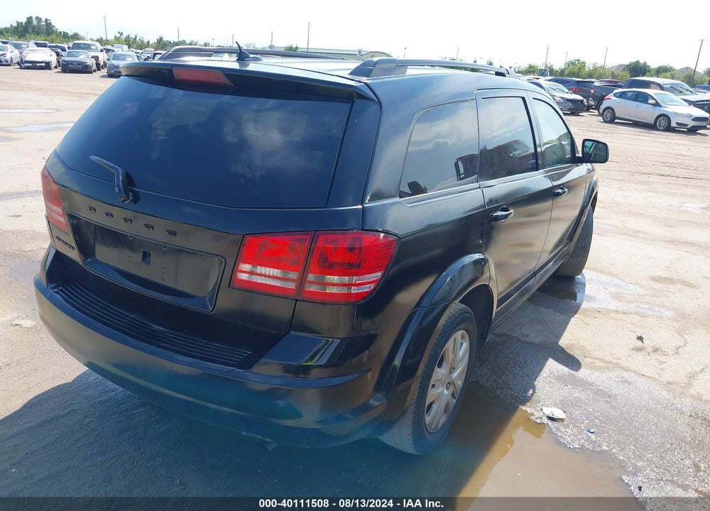 2016 DODGE JOURNEY SE VIN: 3C4PDCAB0GT240375
