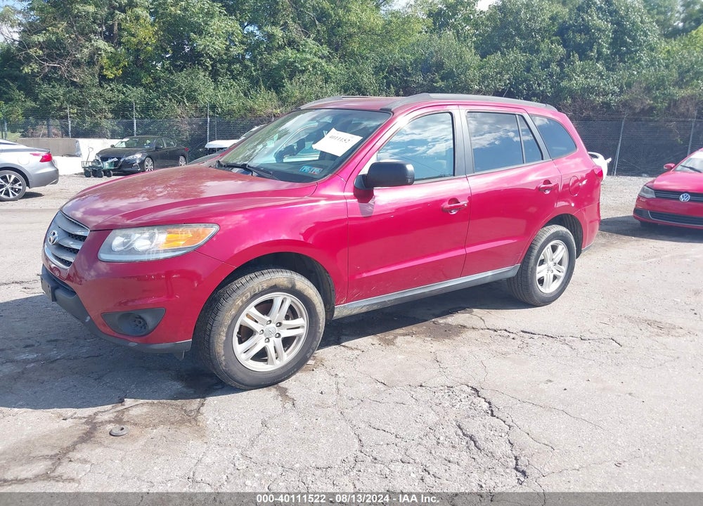 2012 HYUNDAI SANTA FE GLS VIN: 5XYZGDAB5CG163400