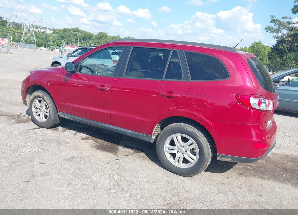2012 HYUNDAI SANTA FE GLS VIN: 5XYZGDAB5CG163400