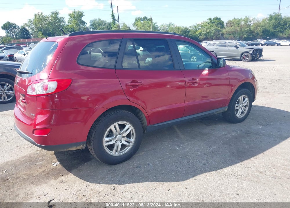 2012 HYUNDAI SANTA FE GLS VIN: 5XYZGDAB5CG163400