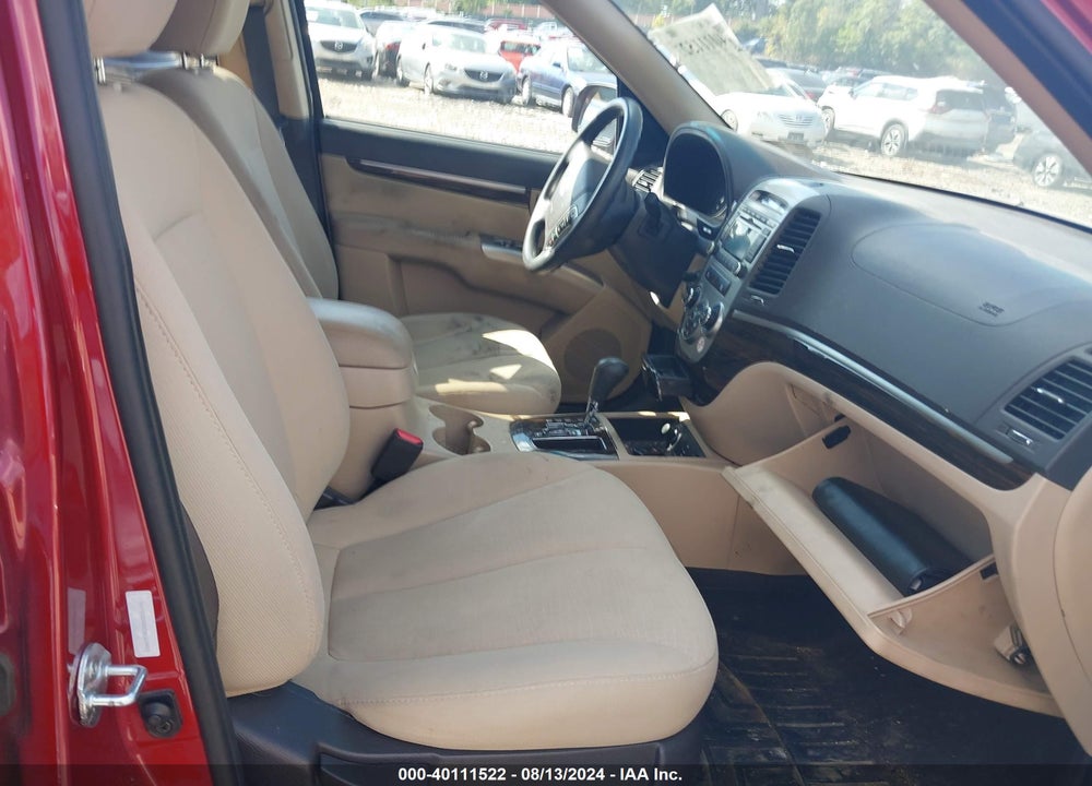 2012 HYUNDAI SANTA FE GLS VIN: 5XYZGDAB5CG163400