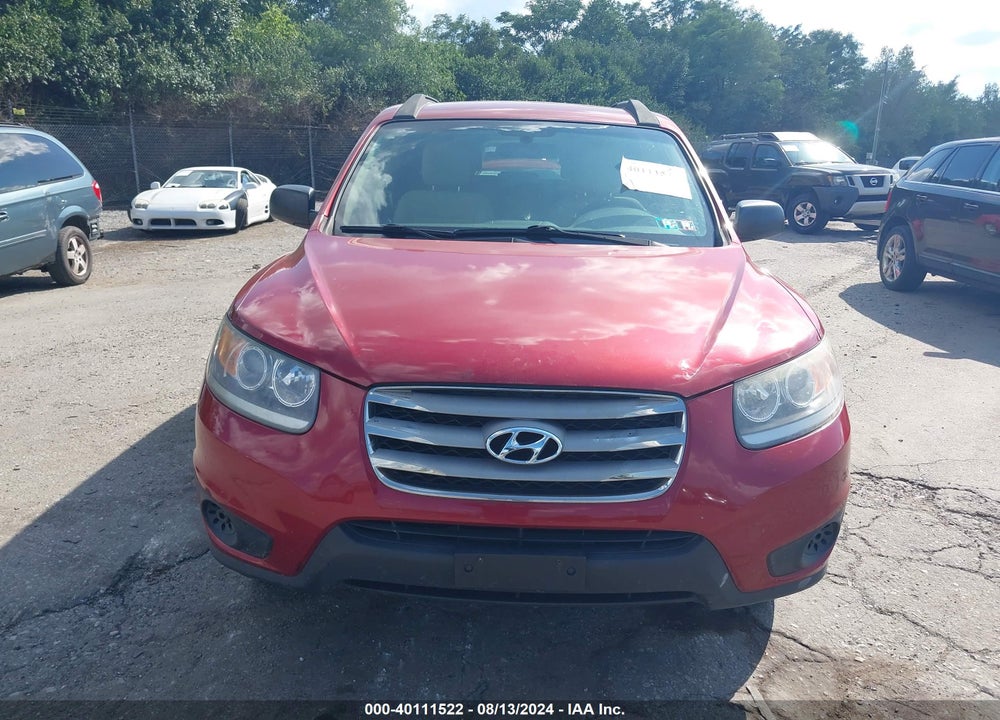 2012 HYUNDAI SANTA FE GLS VIN: 5XYZGDAB5CG163400