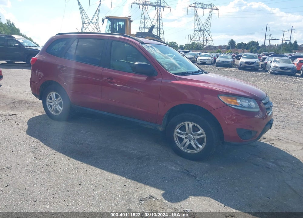 2012 HYUNDAI SANTA FE GLS VIN: 5XYZGDAB5CG163400
