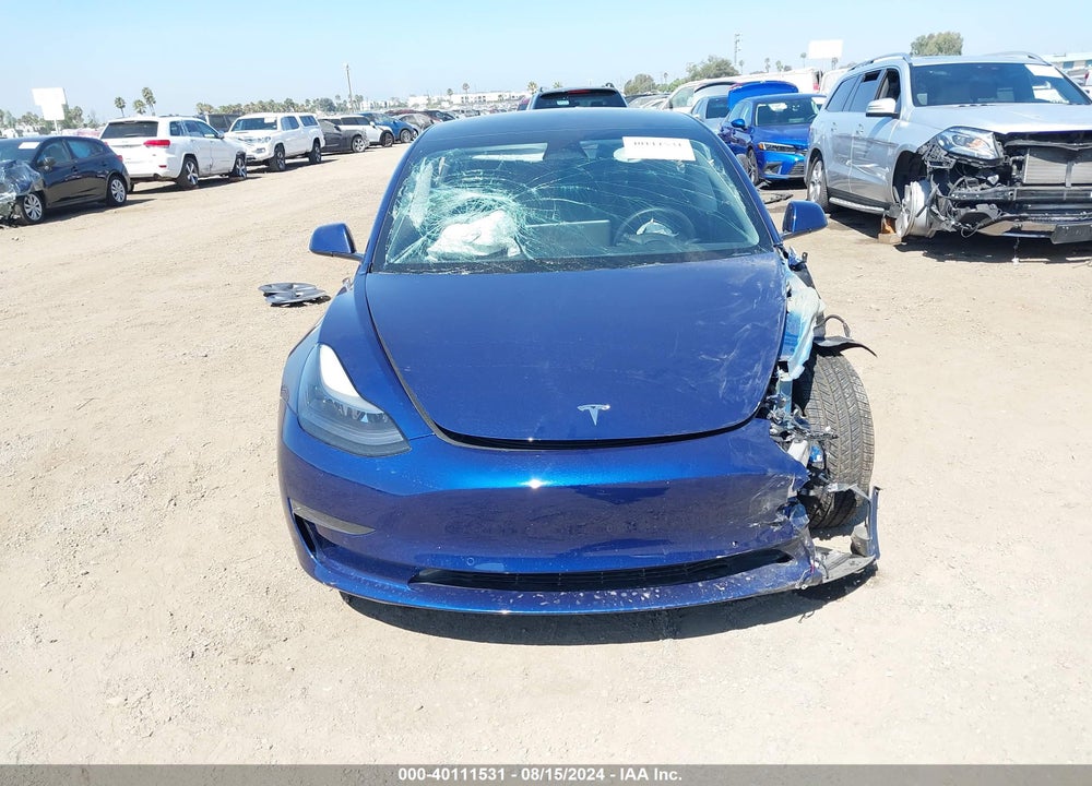 2022 TESLA MODEL 3 LONG RANGE DUAL MOTOR ALL-WHEEL DRIVE VIN: 5YJ3E1EB8NF275512