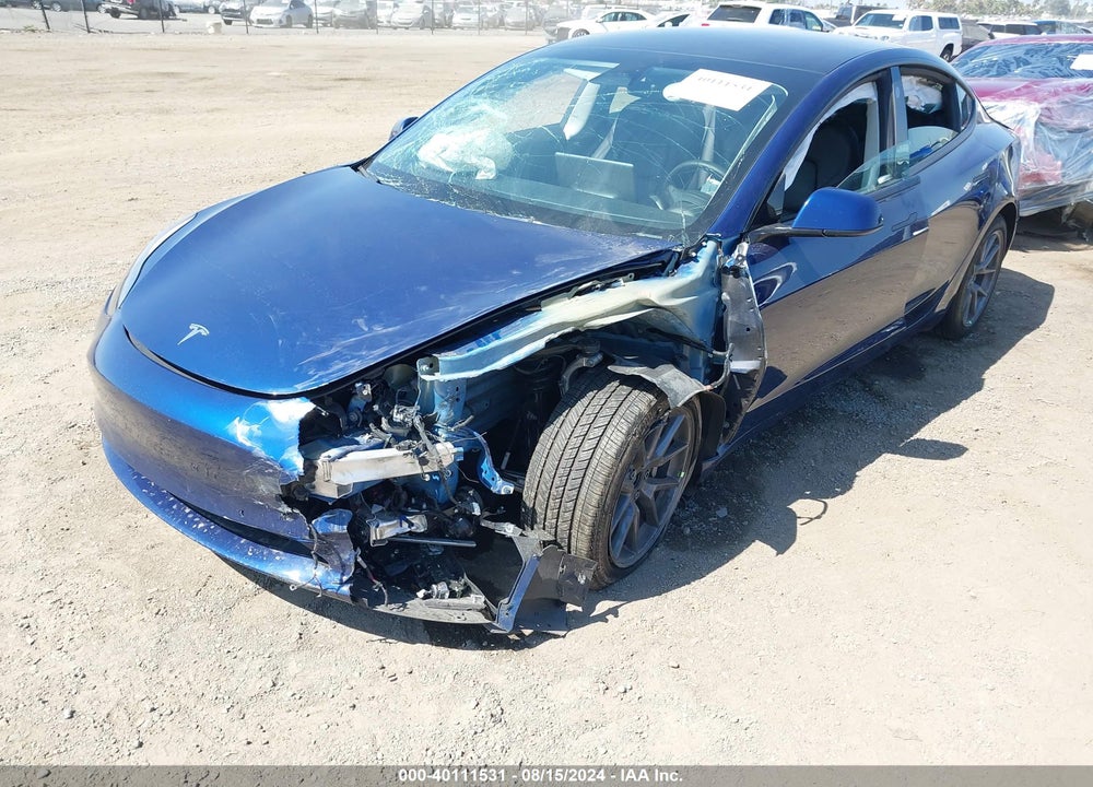 2022 TESLA MODEL 3 LONG RANGE DUAL MOTOR ALL-WHEEL DRIVE VIN: 5YJ3E1EB8NF275512