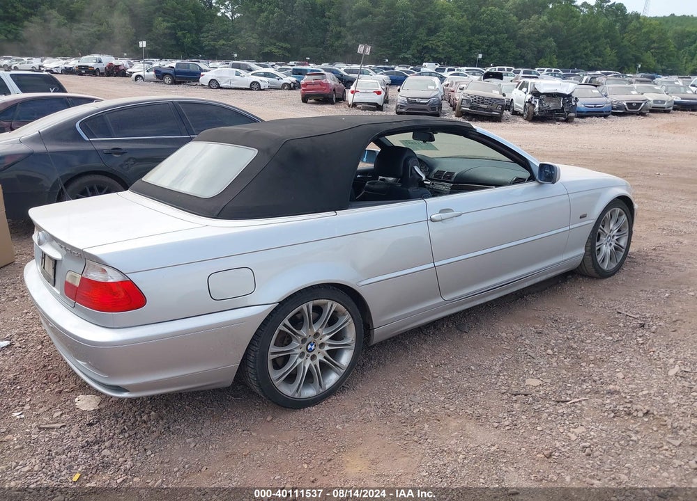 2002 BMW 330CI VIN: WBABS53492JU93833