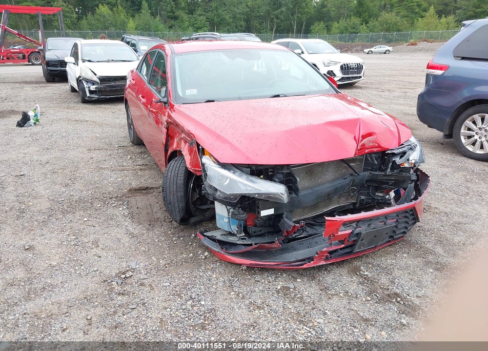 2021 HYUNDAI ELANTRA SEL VIN: 5NPLM4AG3MH044670