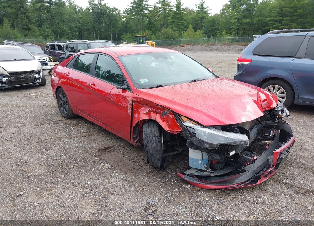 2021 HYUNDAI ELANTRA SEL VIN: 5NPLM4AG3MH044670
