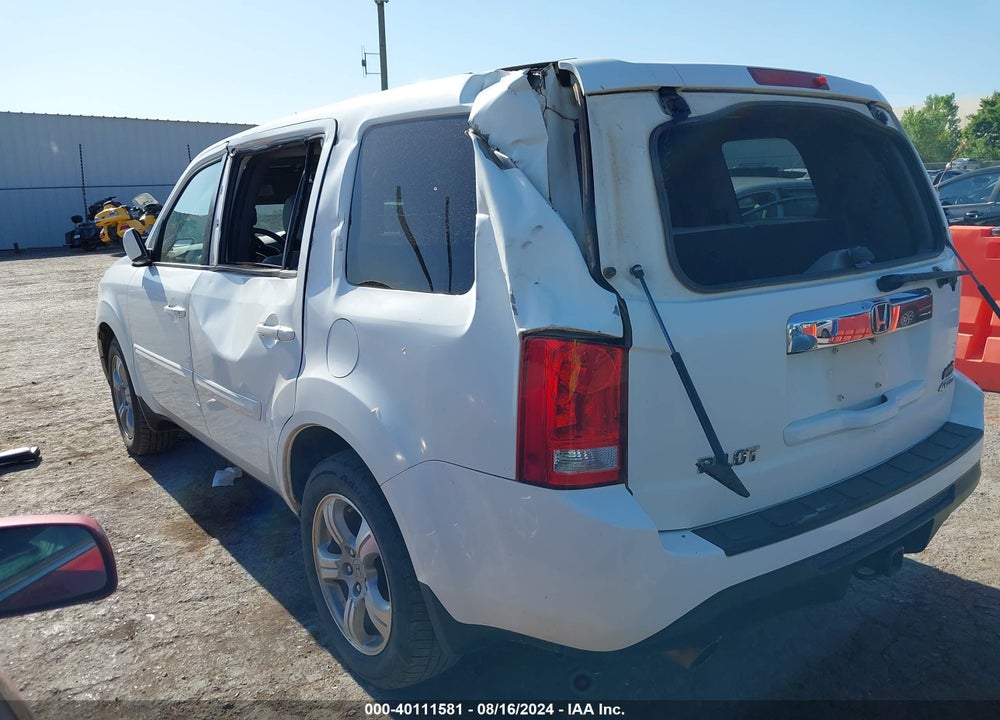 2012 HONDA PILOT EX-L VIN: 5FNYF4H61CB048369