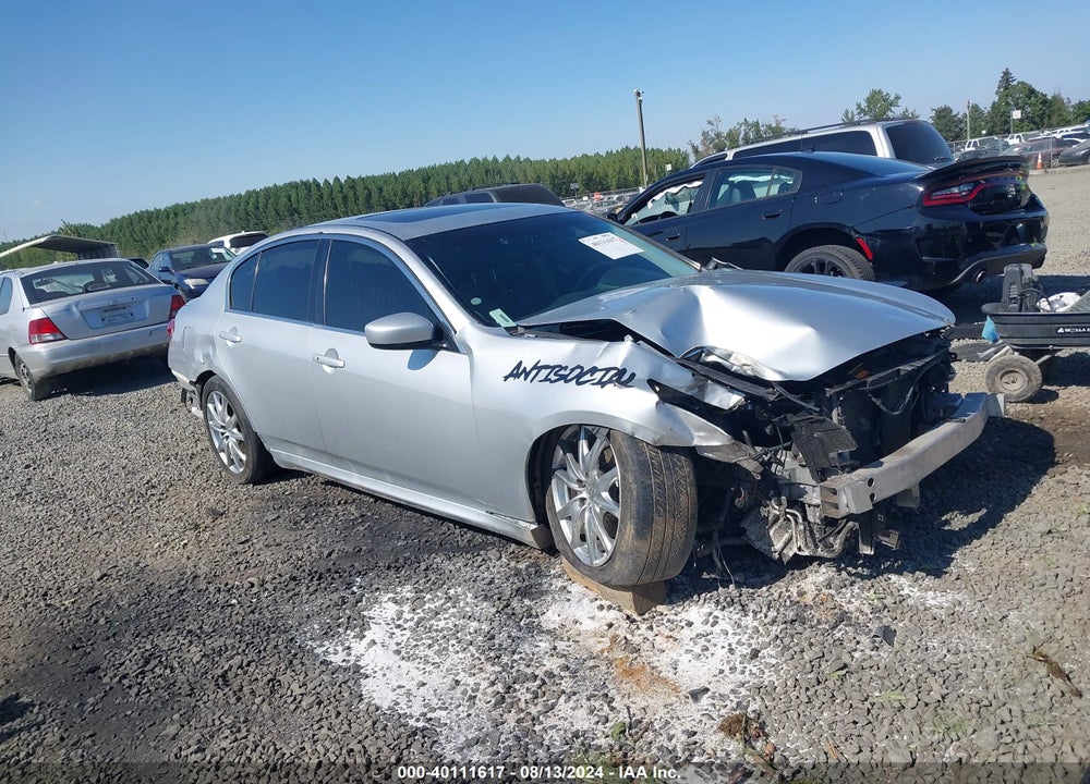2010 INFINITI G37X VIN: JN1CV6AR5AM453171