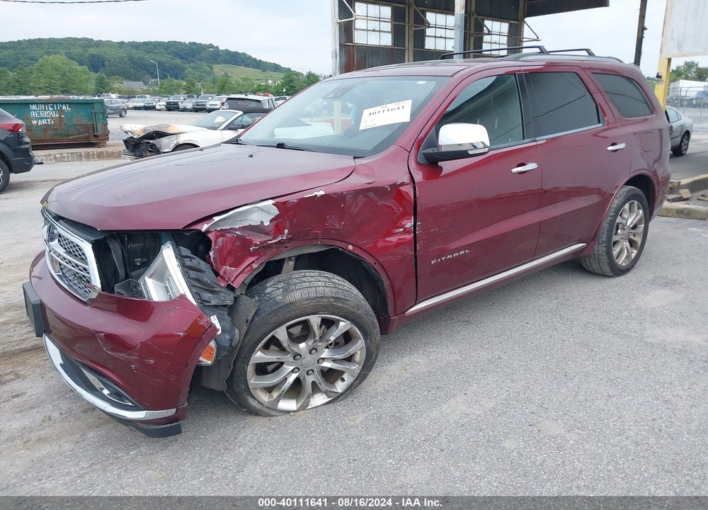 2018 DODGE DURANGO CITADEL AWD VIN: 1C4RDJEG2JC315647