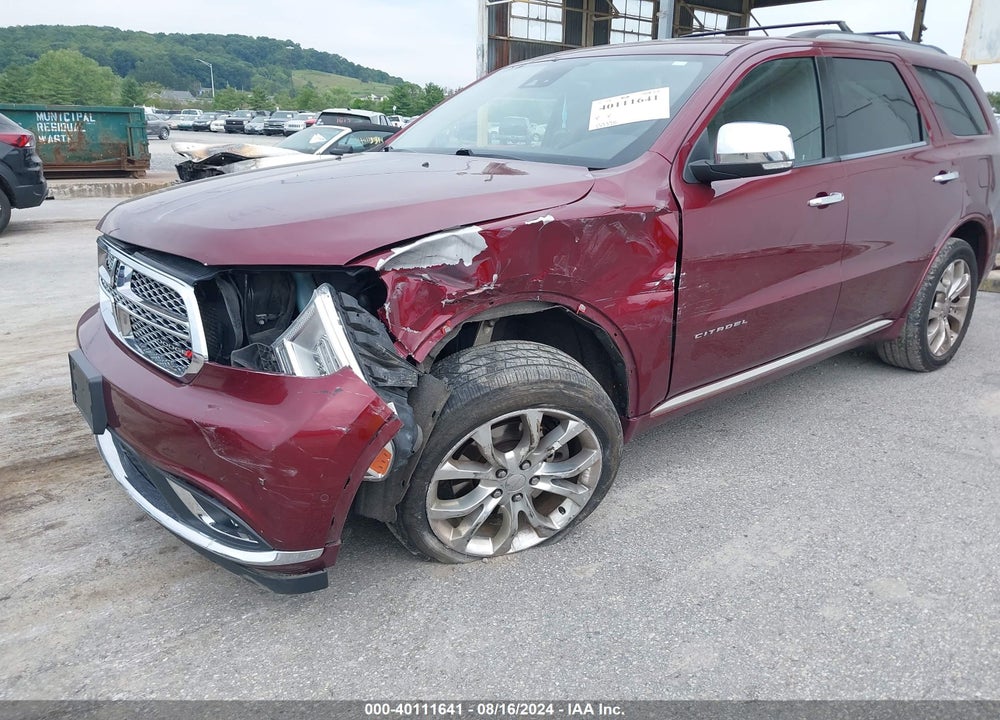 2018 DODGE DURANGO CITADEL AWD VIN: 1C4RDJEG2JC315647