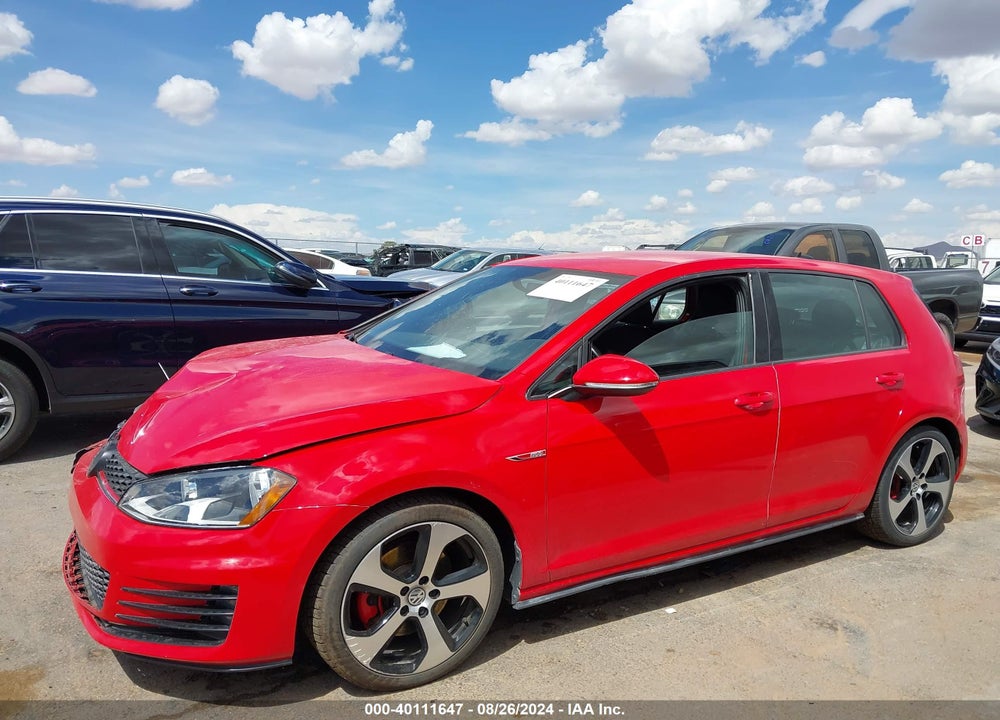 2017 VOLKSWAGEN GOLF GTI AUTOBAHN 4-DOOR/S 4-DOOR/SE 4-DOOR/SPORT 4-DOOR VIN: 3VW5T7AU6HM055131