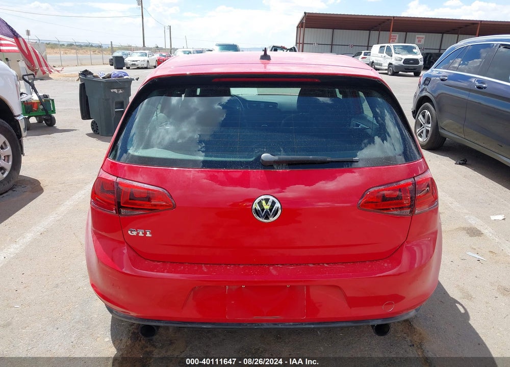 2017 VOLKSWAGEN GOLF GTI AUTOBAHN 4-DOOR/S 4-DOOR/SE 4-DOOR/SPORT 4-DOOR VIN: 3VW5T7AU6HM055131