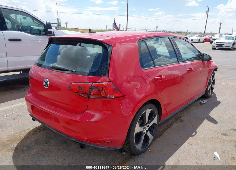 2017 VOLKSWAGEN GOLF GTI AUTOBAHN 4-DOOR/S 4-DOOR/SE 4-DOOR/SPORT 4-DOOR VIN: 3VW5T7AU6HM055131