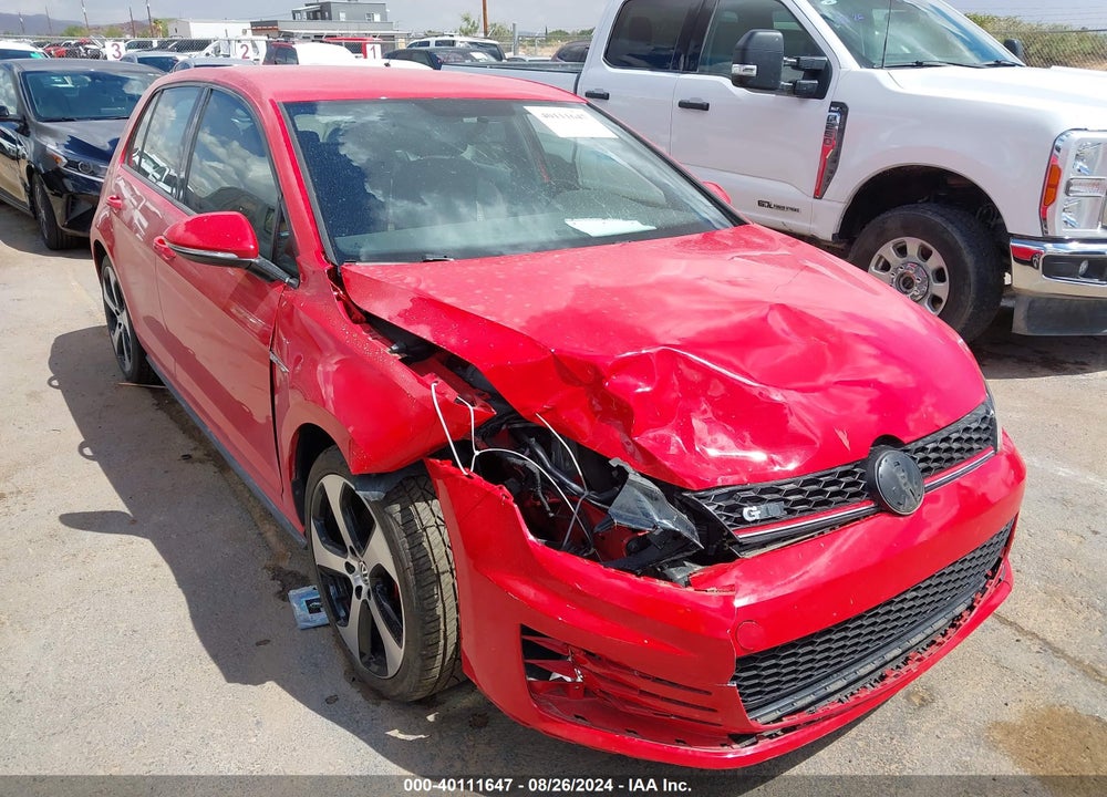 2017 VOLKSWAGEN GOLF GTI AUTOBAHN 4-DOOR/S 4-DOOR/SE 4-DOOR/SPORT 4-DOOR VIN: 3VW5T7AU6HM055131