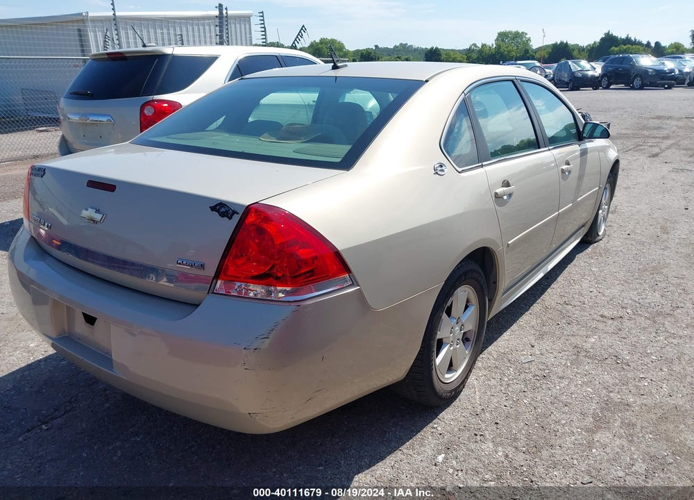 2009 CHEVROLET IMPALA LT VIN: 2G1WT57K491291084