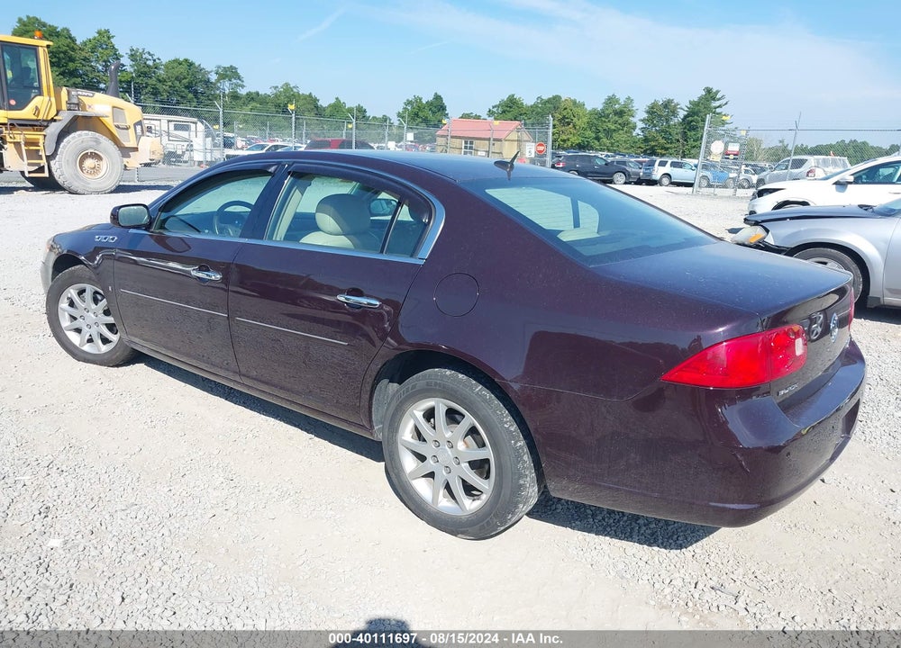 2008 BUICK LUCERNE VIN: 1G4HD57258U155624