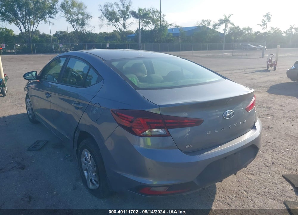 2019 HYUNDAI ELANTRA VIN: KMHD74LF5KU833594