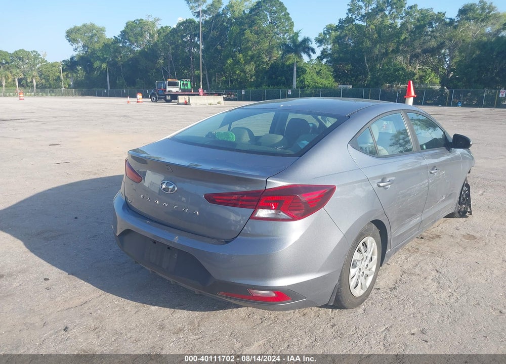2019 HYUNDAI ELANTRA VIN: KMHD74LF5KU833594
