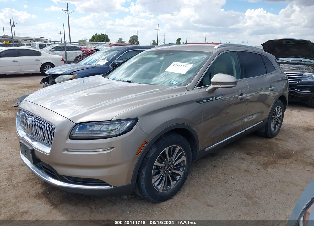 2021 LINCOLN NAUTILUS STANDARD VIN: 2LMPJ6J92MBL11221
