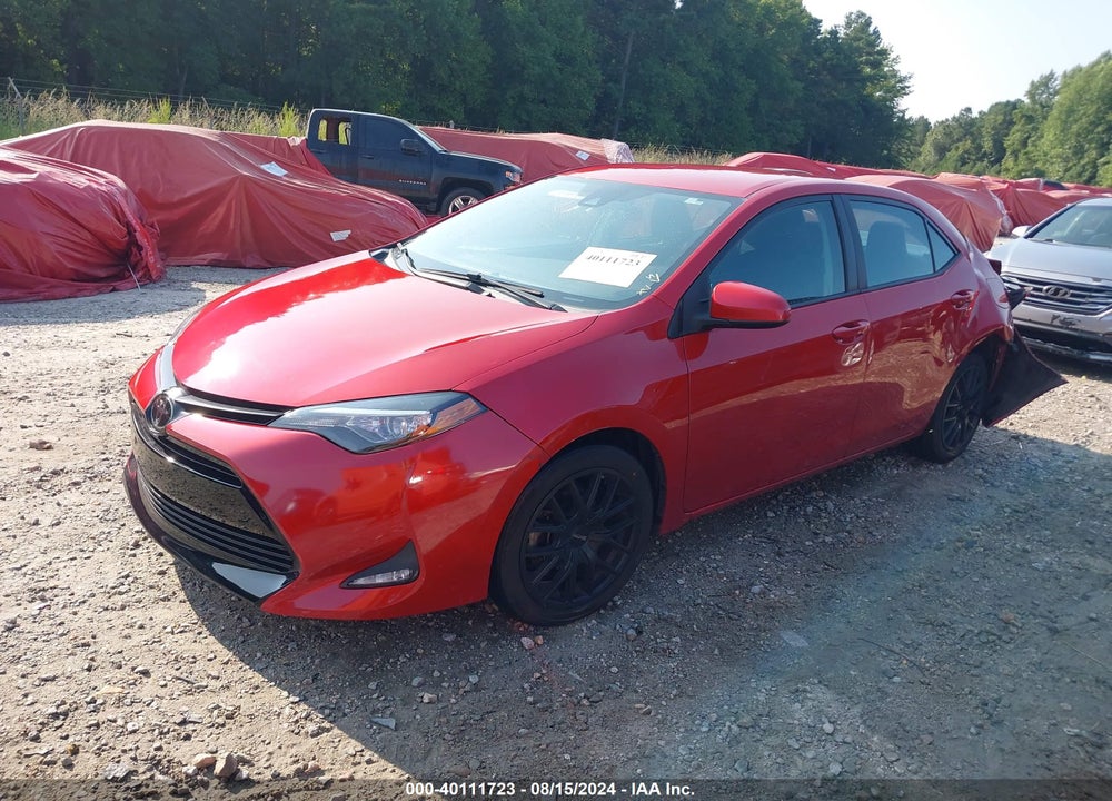 2019 TOYOTA COROLLA LE VIN: 2T1BURHE1KC147258