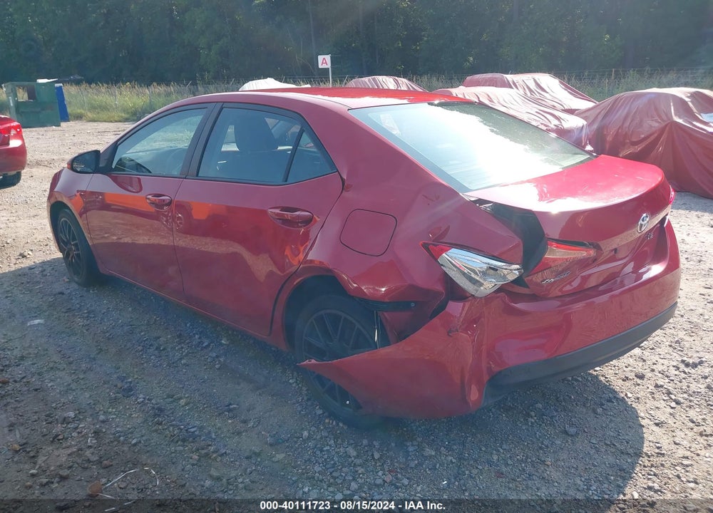 2019 TOYOTA COROLLA LE VIN: 2T1BURHE1KC147258