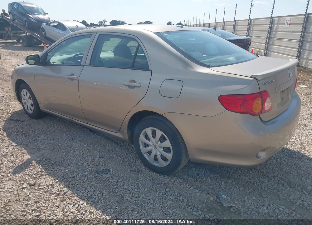 2009 TOYOTA COROLLA VIN: 2T1BU40EX9C005189