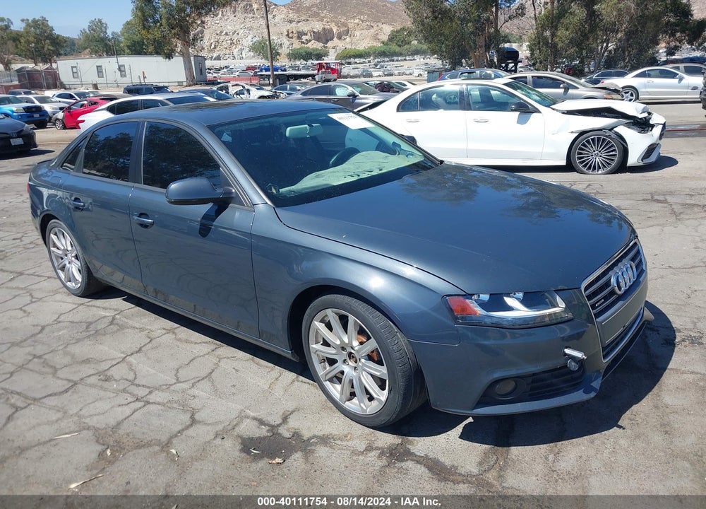 2011 AUDI A4 2.0T PREMIUM VIN: WAUBFAFL7BN012633