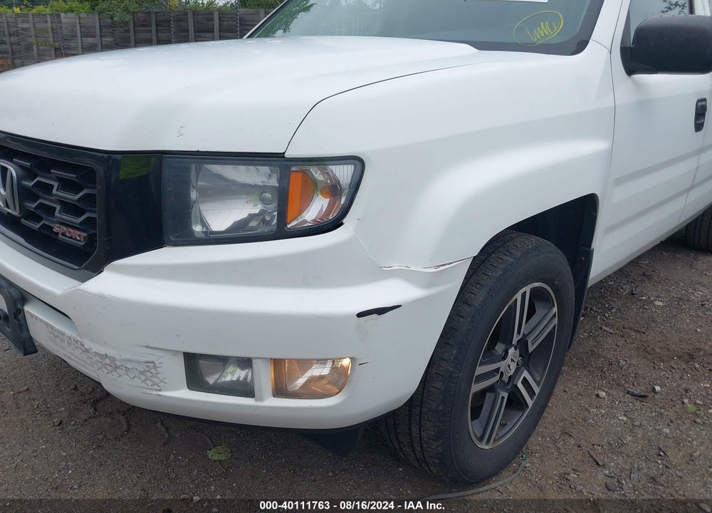 2012 HONDA RIDGELINE SPORT VIN: 5FPYK1F79CB456602