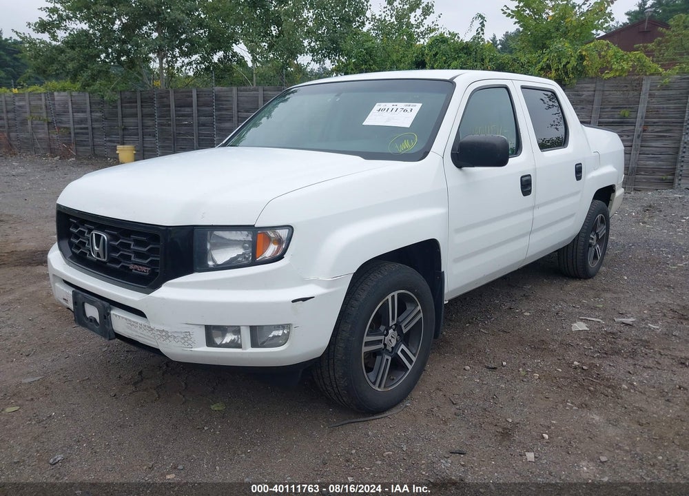 2012 HONDA RIDGELINE SPORT VIN: 5FPYK1F79CB456602