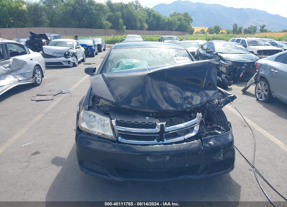 2012 DODGE AVENGER VIN: 1C3CDZAB2CN324178