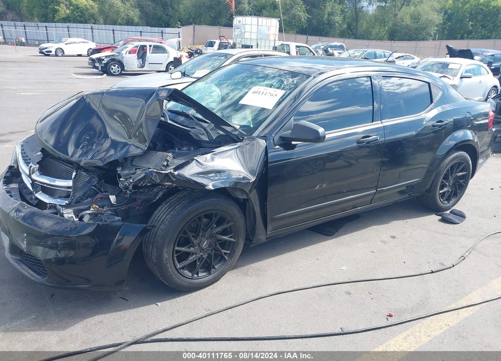 2012 DODGE AVENGER VIN: 1C3CDZAB2CN324178