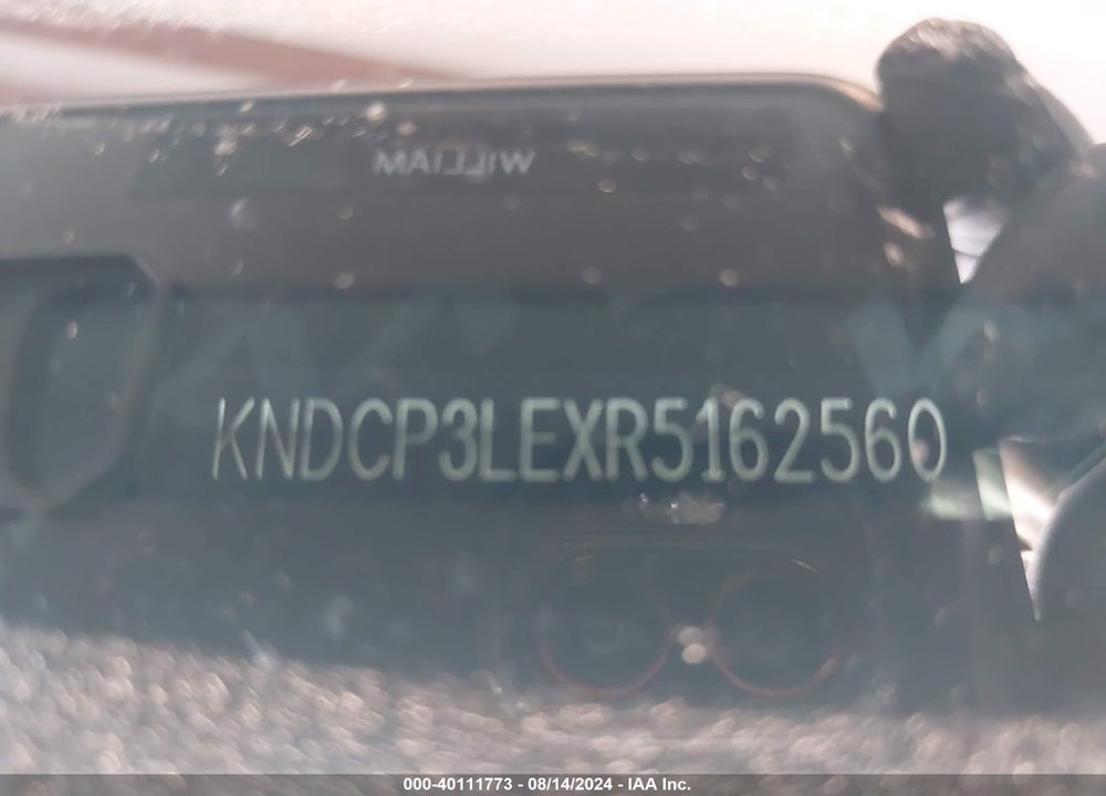 2024 KIA NIRO LX VIN: KNDCP3LEXR5162560