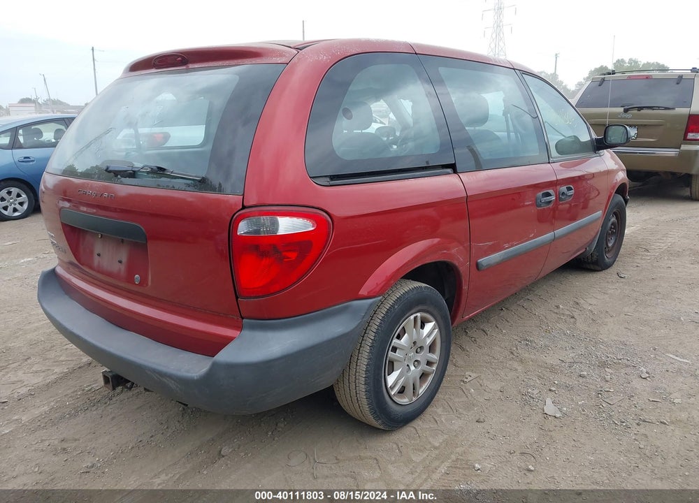 2006 DODGE CARAVAN SE VIN: 1D4GP25RX6B625762