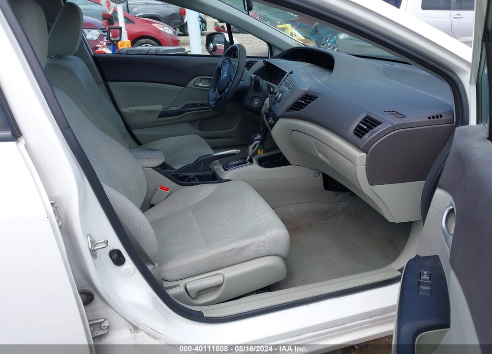 2012 HONDA CIVIC LX VIN: 19XFB2F53CE088332