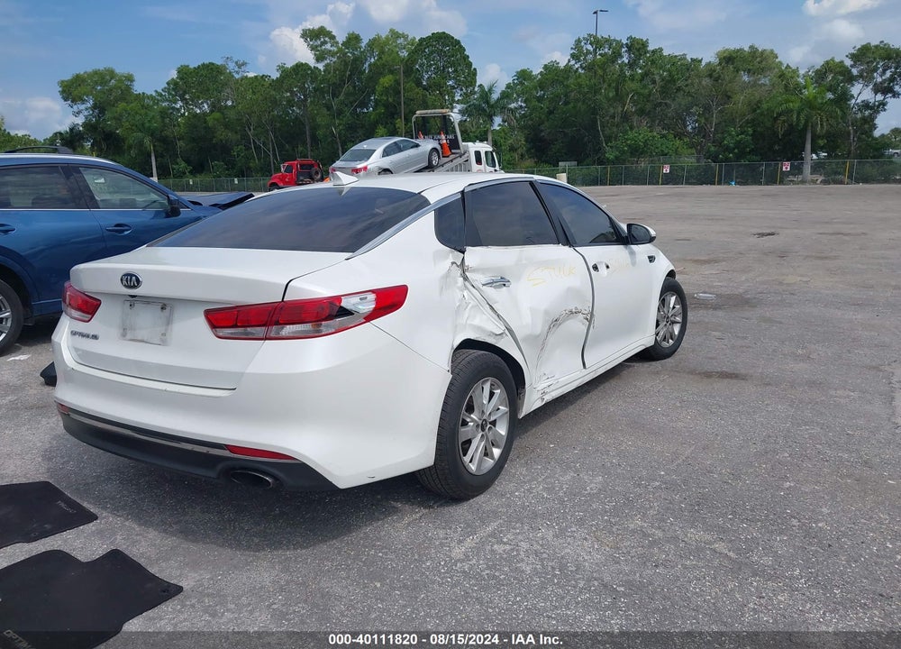 2016 KIA OPTIMA LX VIN: KNAGT4L33G5091634