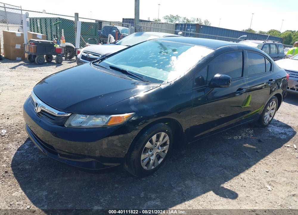 2012 HONDA CIVIC VIN: 19XFB2F51CE077698